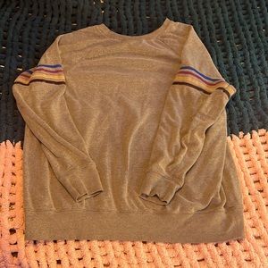Size 2 torrid sweater with stripes